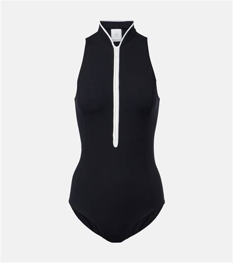 Katya zip-up swimsuit in black - Hunza G | Mytheresa