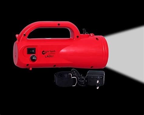 UV Ladli Rechargeable Flashlight High Power with 4400 mAH Lithium ...
