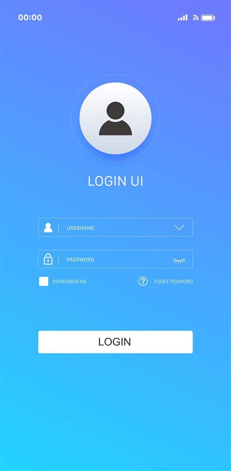 App login screen Images - Free Download on Freepik