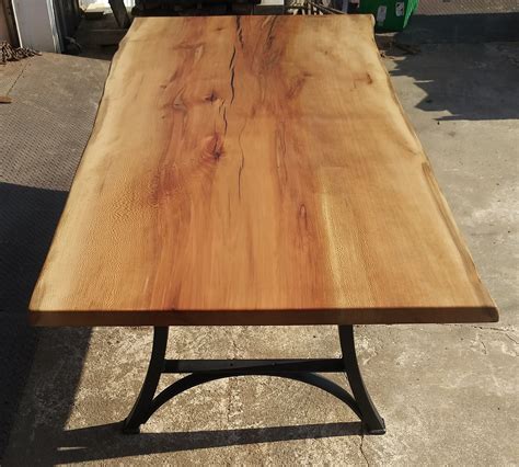 Available: 7' x 35" - 40" Sycamore Live Edge Table - Lancaster Live Edge