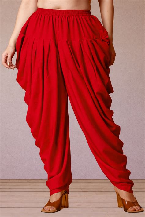 Buy Plus Size Red Belted Dhoti Salwar | Apella - The XS to 10XL Store