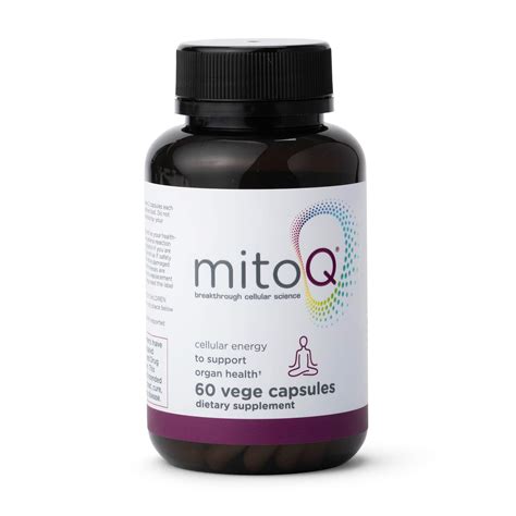 MitoQ Advanced CoQ10 Ubiquinol Supplement, Antioxidant Support for ...