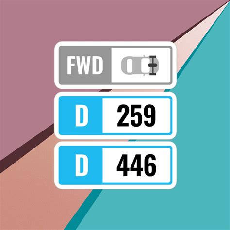 Forza Stickers Slow Car Sticker Pack Class D 259 and 446 FWD Car Guy Gift Petrolhead - Etsy