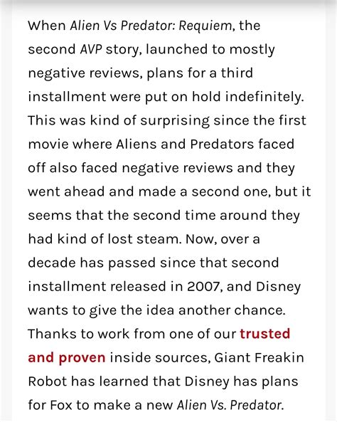 Image result for Alien vs Predator Reboot