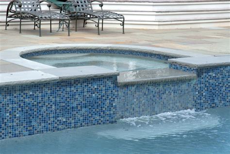 Blue Copper Blend 3/4″ x 3/4″ (Venetian Series) | Mosaic pool, Pool ...