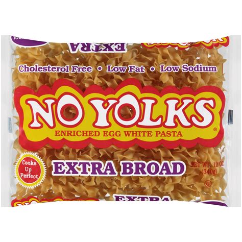 No Yolks Extra Broad Egg White Noodles, 12 ounce bag | Ubuy Bahrain