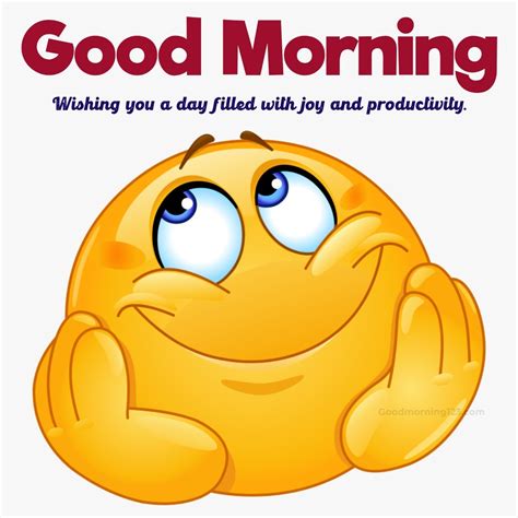 Start Your Day with Smiles: Good Morning Emoji Images