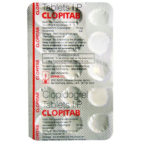 Clopitab Tablet | Uses, Side Effects, Price | Apollo Pharmacy