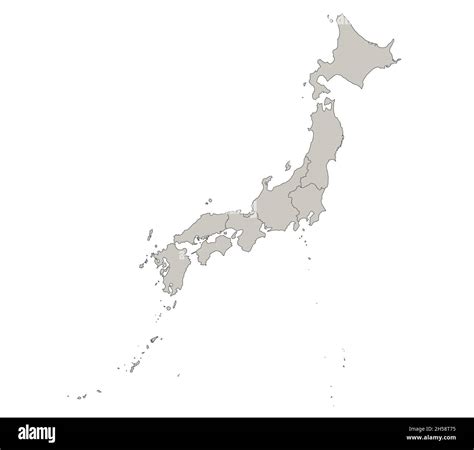 Blank Japan Map