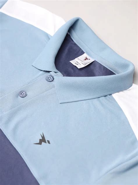 Men Slim Fit Polo T-shirt with Techno Cool+