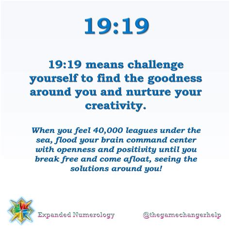 19:19 / 1919 meaning : r/ExpandedNumerology