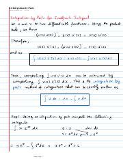 Image result for Integration by Parts Tutorial