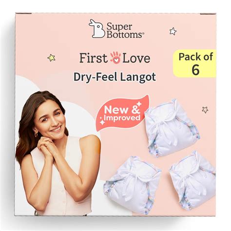 Buy SuperBottoms DryFeel Baby Langot 0-6 months l Organic Cotton Modern ...