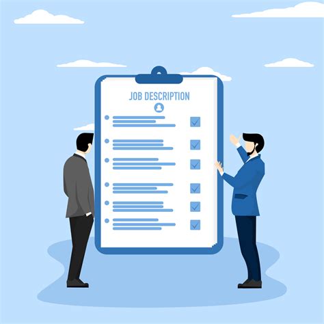 concept of duties and responsibilities for work, Job description ...