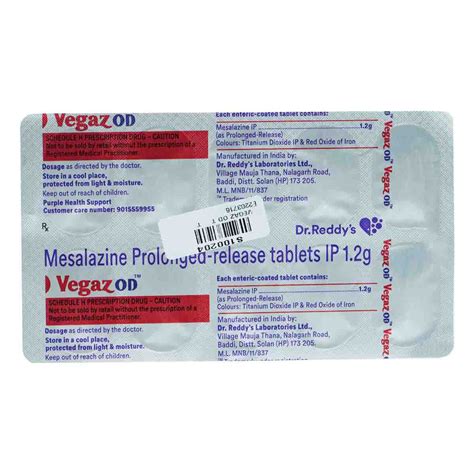 Buy Vegaz OD Tablet online | Uses, Side Effects, Price and substitutes ...