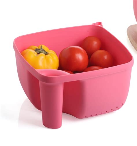 Buy Frenchware Plastic Colander with Handles, Premium-Grade Plastic ...