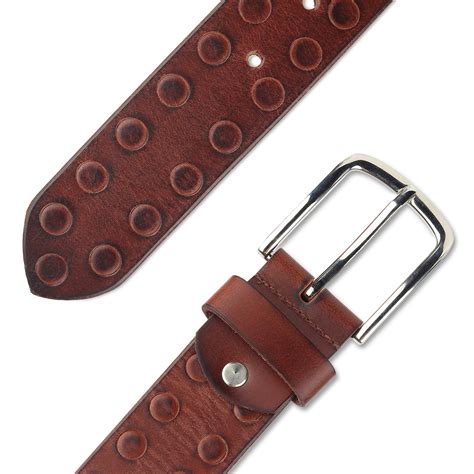 Classic Round Men's Leather Belt — MaheTri