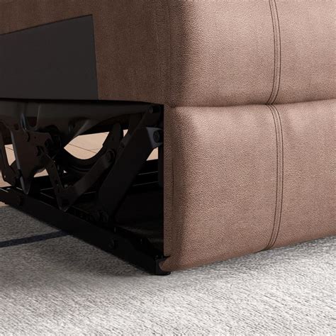 Buy Denver Fabric 1-Seater Right Arm Electric Recliner - Brown from ...