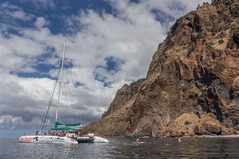Fajas Route 9 hour Madeira Island Catamaran Coast with Lunch 2021 - Viator