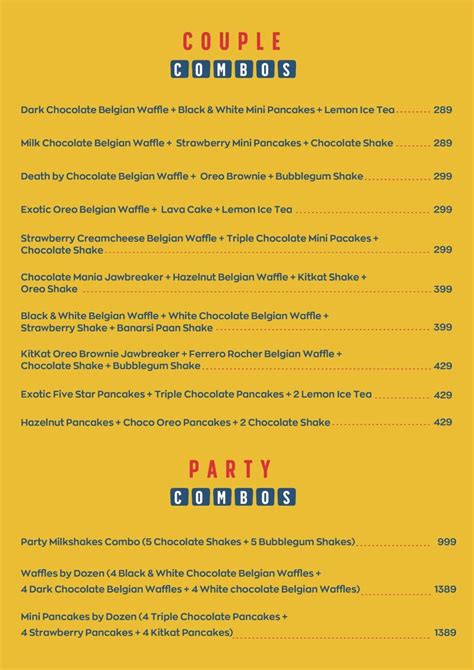 Menu at The Pune Food Co, Pune, Santoor Apartments
