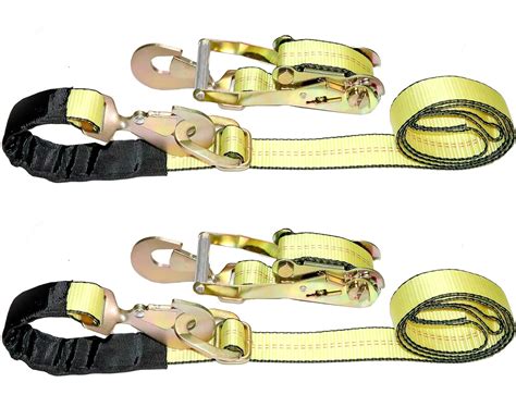 DKG STRAPS DKG-097 2" x 8' Axle Strap Ratchet Tie Down with Snap Hook ...