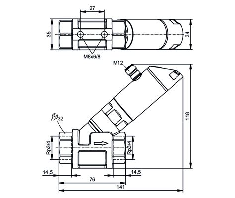 SBY233 - Flow meter with integrated backflow prevention and display - ifm
