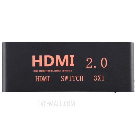 HDMI Switch 3x1 Multi-Viewer Splitter with Remote Control Support 4K/6 ...