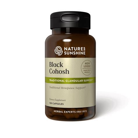Natures's Sunshine Black Cohosh 100 Capsules (Stock: 80)