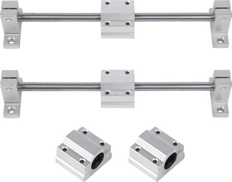 CNBTR Horizontal 8mm Dia Linear Motion Ball Bearing Slide Bushing ...