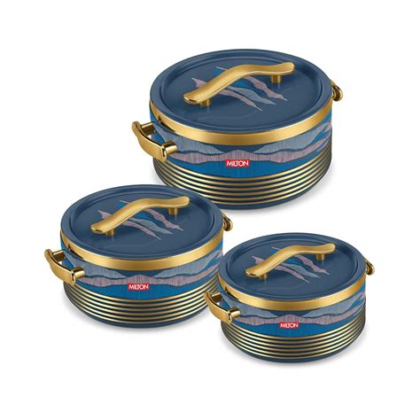 Buy Milton Insignia Reg. Set Casserole (750,1250,1900) ml I ISI ...