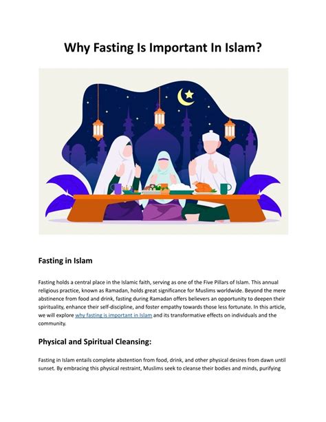PPT - why fasting is important in islam PowerPoint Presentation, free download - ID:12168137