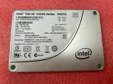 Intel SSD DC S3500 Series – 160GB (SSDSC2BB160G4) - L&L Computer GmbH