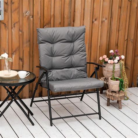 Outsunny Chaise de camping chaise de pêche pliante et portable, dossier ...