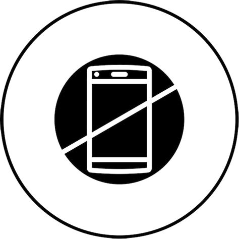 No phone icon | Premium Vector