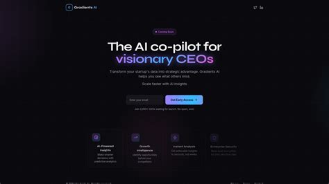 Gradients AI - The AI Co-pilot for Visionary CEOs