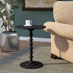 VASIL MART Wooden Round Bed Side Table End Table, Side Table, Night ...