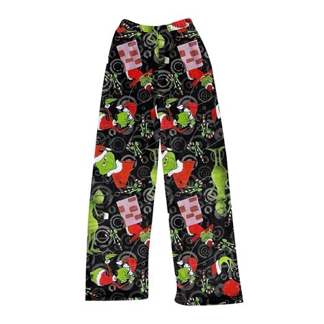 Grinch Pajama Pants Festive Holiday Pajama Pants for Adults Soft, Cozy ...