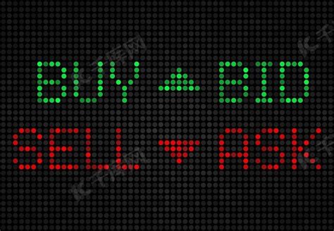 股票交易板、买入、卖出、出价、询问 LED 指示灯。背景图片免费下载_海报banner/高清大图_千库网(图片编号6320749)