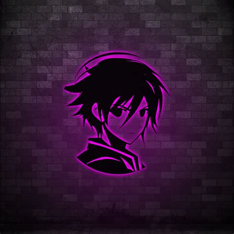 Shayona Personalized anime Backlit LED Logo with Acrylic Finish ...