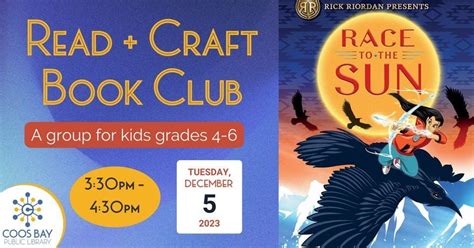 Read + Craft Book Club, Coos Bay Library, 5 December 2023 | AllEvents.in