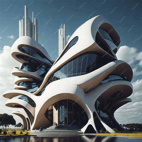 Premium Photo | Futurism architecture