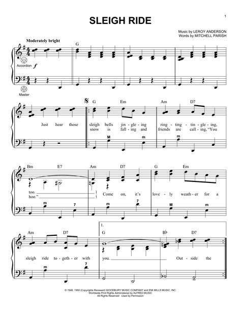Sleigh Ride | Sheet Music Direct