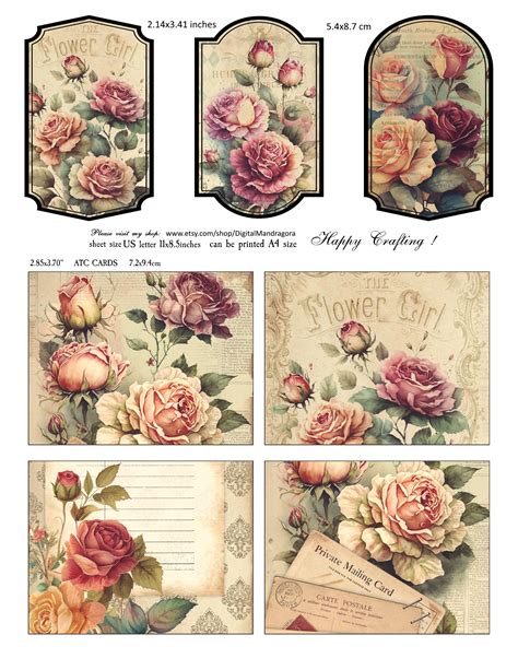 Vintage Paper Printable - Scrapbook Printables Free