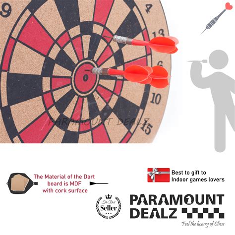 Professional Dart Board (Double side and Large size)