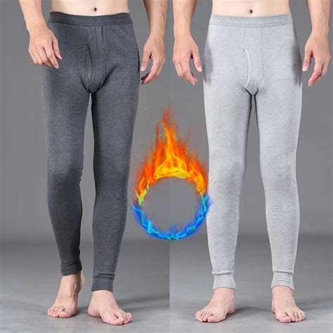 100-Pure-Cotton-Thermal-Underwear-Bottoms-Mens-Underwear-Legging ...