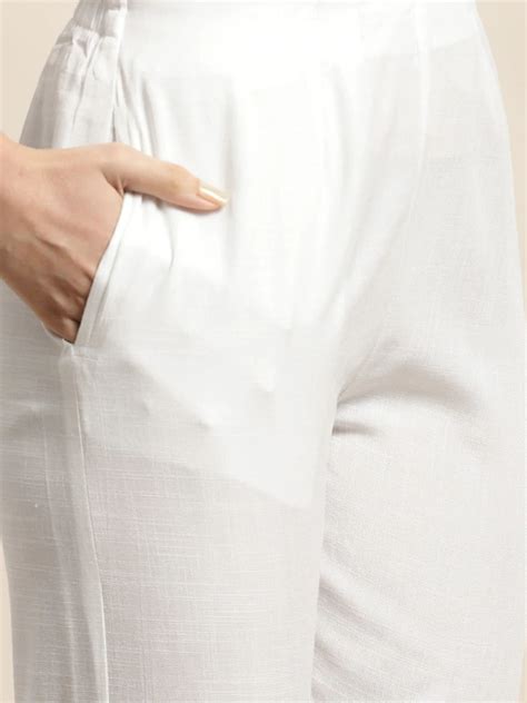 Sequinned Kurta with Trousers & With Dupatta ( JOKS D34W 1453 White ...