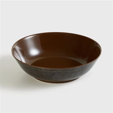 Buy Leo-Xia Brown Textured Melamine Serving Bowl from Home Centre at ...