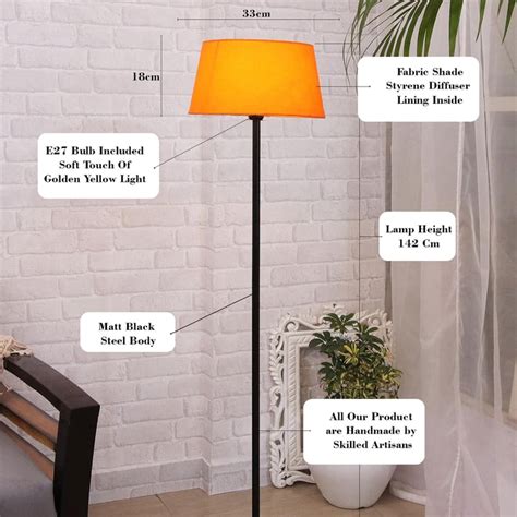 Buy HOMESAKE Metal Floor Lamp from Homesake at just INR 3798.0
