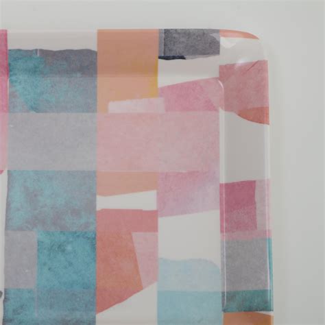 Buy Meadows Theme Melamine Printed Serving Tray - 30x23cm from Home ...