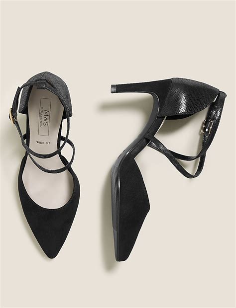 Buy Wide Fit Stiletto Heel Court Shoes at Marks & Spencer